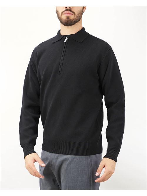 Polo in maglia con zip Low Brand LOW BRAND | Maglia | L1MFW24256700D001